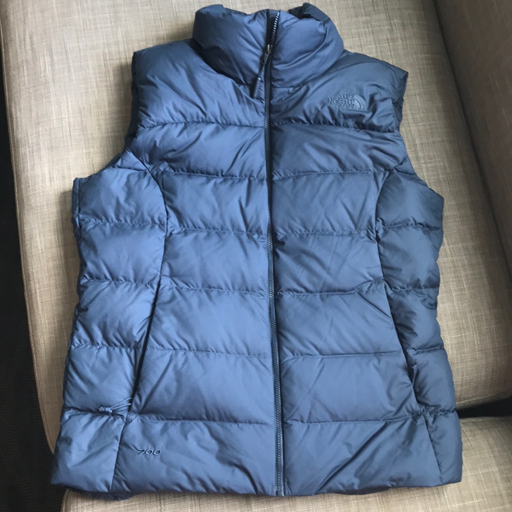 North Face 700 Series Goose Down Navy Vest Small